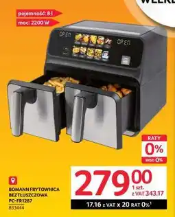 Selgros Bomann Frytownica Beztłuszczowa PC-FR1287 oferta