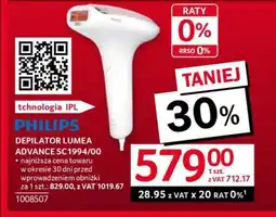 Selgros PHILIPS DEPILATOR LUMEA ADVANCE SC1994/00 oferta