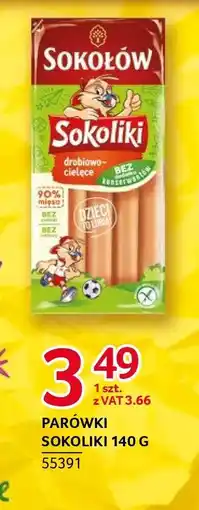 Selgros PARÓWKI SOKOLIKI 140 G oferta
