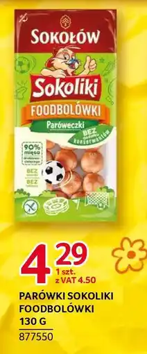 Selgros PARÓWKI SOKOLIKI FOODBOLÓWKI 130 G oferta