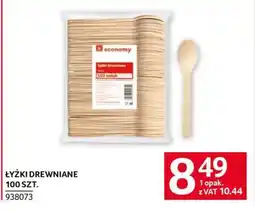 Selgros Łyżki drewniane 100 szt oferta