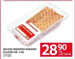 Selgros Boczek wędzony parzony plastry ok. 1 kg oferta