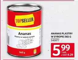 Selgros Ananas Plastry w Syropie 565 g oferta