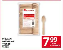 Selgros Łyżeczki drewniane 100 szt oferta