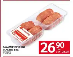 Selgros SALAMI PEPPERONI PLASTRY 1 KG oferta