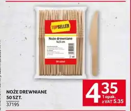 Selgros Noże drewniane 50 szt oferta