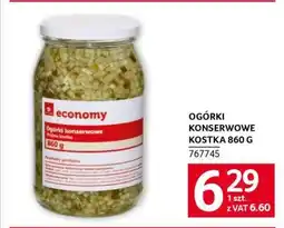 Selgros OGÓRKI KONSERWOWE KOSTKA 860 G oferta