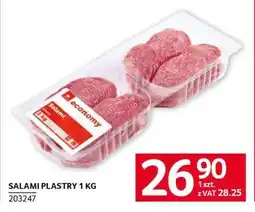 Selgros SALAMI PLASTRY 1 KG oferta