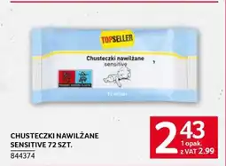 Selgros Chusteczki nawilżane sensitive 72 szt oferta