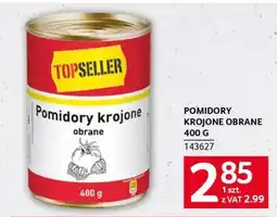 Selgros Pomidory krojone obrane 400 G oferta