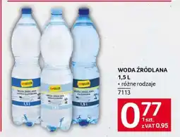 Selgros Woda źródlana oferta