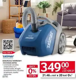 Selgros ODKURZACZ WORKOWY ZVC3502AN ANTEK oferta