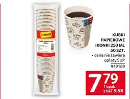 Selgros Kubki papierowe ikonki 250 ml 50 szt oferta