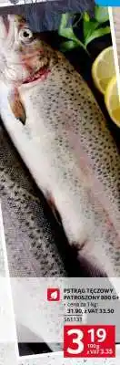 Selgros PSTRĄG TĘCZOWY PATROSZONY 800 G+ oferta