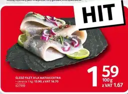 Selgros Sledź Filet A'la Matias Extra oferta