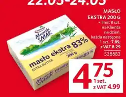 Selgros MASŁO EKSTRA 200 G oferta