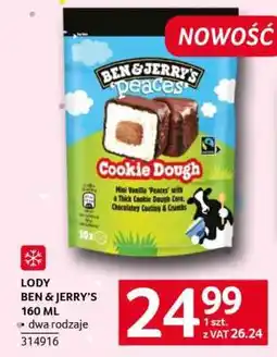 Selgros Lody Ben & Jerry's 160 ml oferta