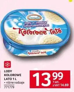 Selgros Lody Kolorowe Lato 1 L oferta
