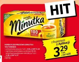 Selgros HERBATA EKSPRESOWA MINUTKA 100 TOREBEK oferta