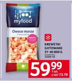 Selgros KREWETKI GOTOWANE 31-40 800 G oferta