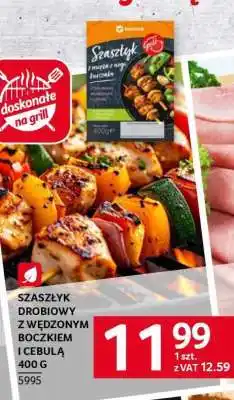 Selgros Szaszłyk drobiowy z wędzonym boczkiem i cebulą oferta