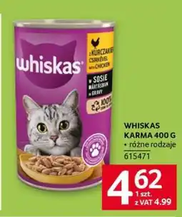 Selgros WHISKAS KARMA 400 G oferta