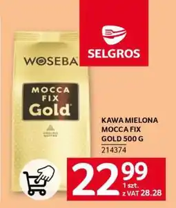 Selgros KAWA MIELONA MOCCA FIX GOLD 500 G oferta