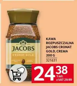 Selgros Kawa rozpuszczalna Jacobs Cronat Gold, Crema 200 g oferta