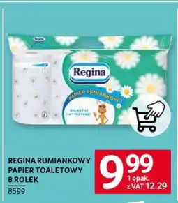 Selgros REGINA RUMIANKOWY PAPIER TOALETOWY 8 ROLEK oferta
