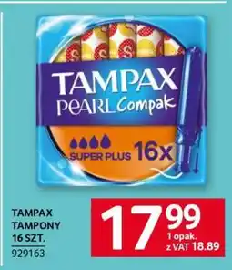 Selgros Tampax Tampony 16 szt oferta