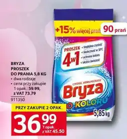 Selgros BRYZA PROSZEK DO PRANIA 5,8 KG oferta