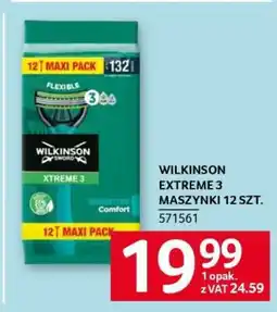 Selgros Wilkinson Extreme 3 Maszynki 12 szt oferta