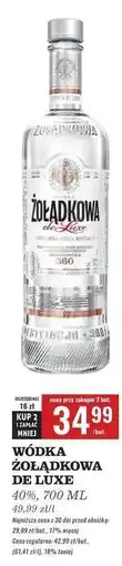 Biedronka Wódka Żołądkowa de Luxe oferta