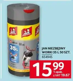Selgros JAN NIEZBĘDNY WORKI 35 L 50 SZT oferta