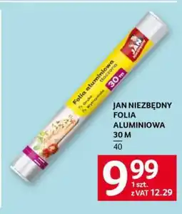 Selgros JAN NIEZBĘDNY FOLIA ALUMINIOWA 30 M oferta