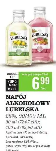 Biedronka NAPÓJ ALKOHOLOWY LUBELSKA oferta