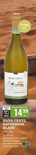 Biedronka HANS GREYL SAUVIGNON BLANC oferta