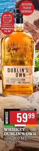 Biedronka WHISKEY DUBLIN'S OWN oferta