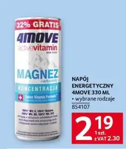Selgros Napój energetyczny 4Move 330 ml oferta