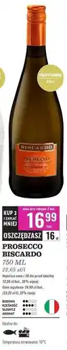 Biedronka PROSECCO BISCARDO oferta