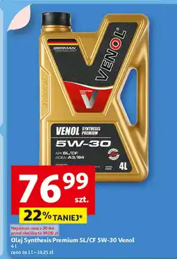 Auchan Olej samochodowy Venol oferta