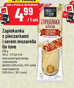 Polomarket Zapiekanka z pieczarkami i serem mozzarella Go tove oferta