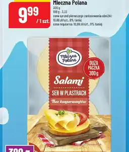 Polomarket Ser salami w plastrach Mleczna Polana oferta