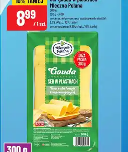Polomarket Ser gouda w plastrach Mleczna Polana oferta