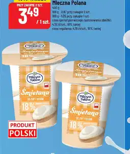 Polomarket Smietana 18% Mleczna Polana oferta