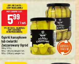 Polomarket Ogórki kanapkowe lub ćwiartki Zaczarowany Ogród oferta