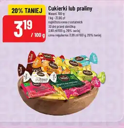 Polomarket Cukierki lub praliny oferta