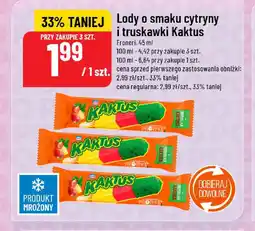 Polomarket Lody o smaku cytryny i truskawki Kaktus oferta