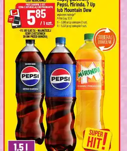 Polomarket Napój gazowany Pepsi, Mirinda, 7 Up lub Mountain Dew oferta