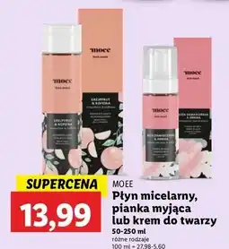 Lidl Krem do twarzy Moee oferta